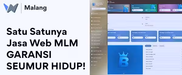 jasa web mlm garansi seumur hidup
